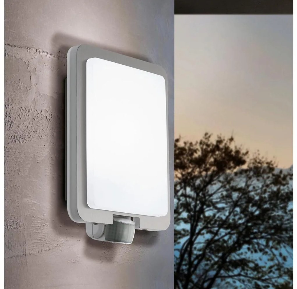 Eglo 97218 - Applique  da esterno con sensore MUSSOTTO 1xE27/28W/230V