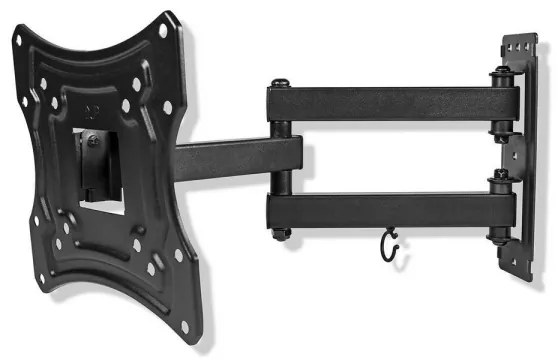 Nedis TVWM1530BK − Supporto Full Motion per TV 23-55/3 punti di rotazione