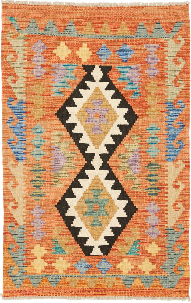 Kilim Tappeto 120x80 (Pakistan) Tessuto A Mano