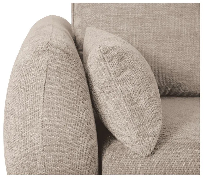 Divano angolare beige (angolo destro) Matera - Cosmopolitan Design