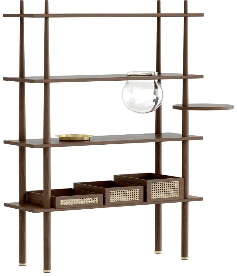 Scaffale modulare marrone in rovere 110x148 cm Stories - UMAGE