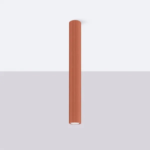 Sollux SL.1629 - Faretto KARBON 1xGU10/10W/230V 60 cm rosso