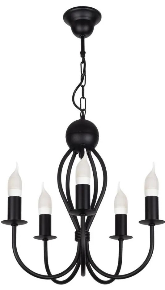 Lampadario a sospensione con catena ARTHUR 5xE14/40W/230V