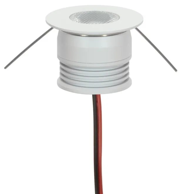 Faretto Segnapasso LED 3W CREE Bianco, 25°, IP44, 220V Colore  Bianco Naturale 4.000K