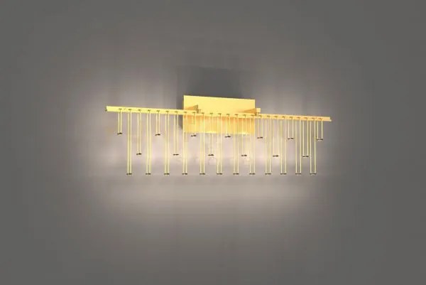 Lampada da parete scintilla, cromo nero, led 9 w, lumen 765 3000k, ...