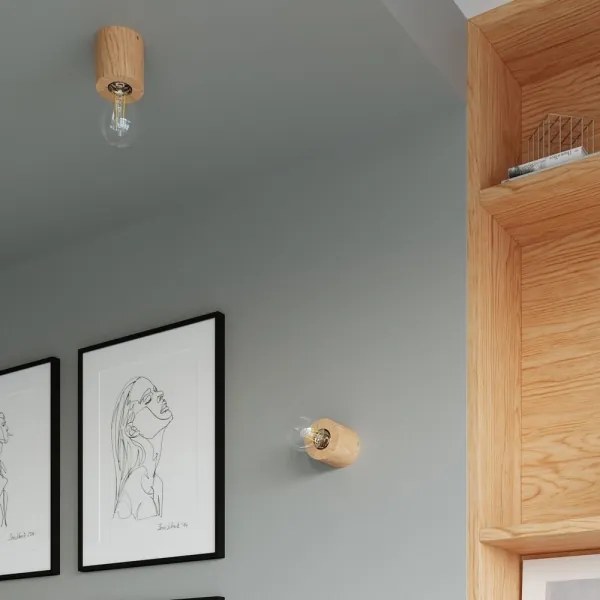 Sollux SL.0673 - Applique SALGADO 1xE27/60W/230V legno