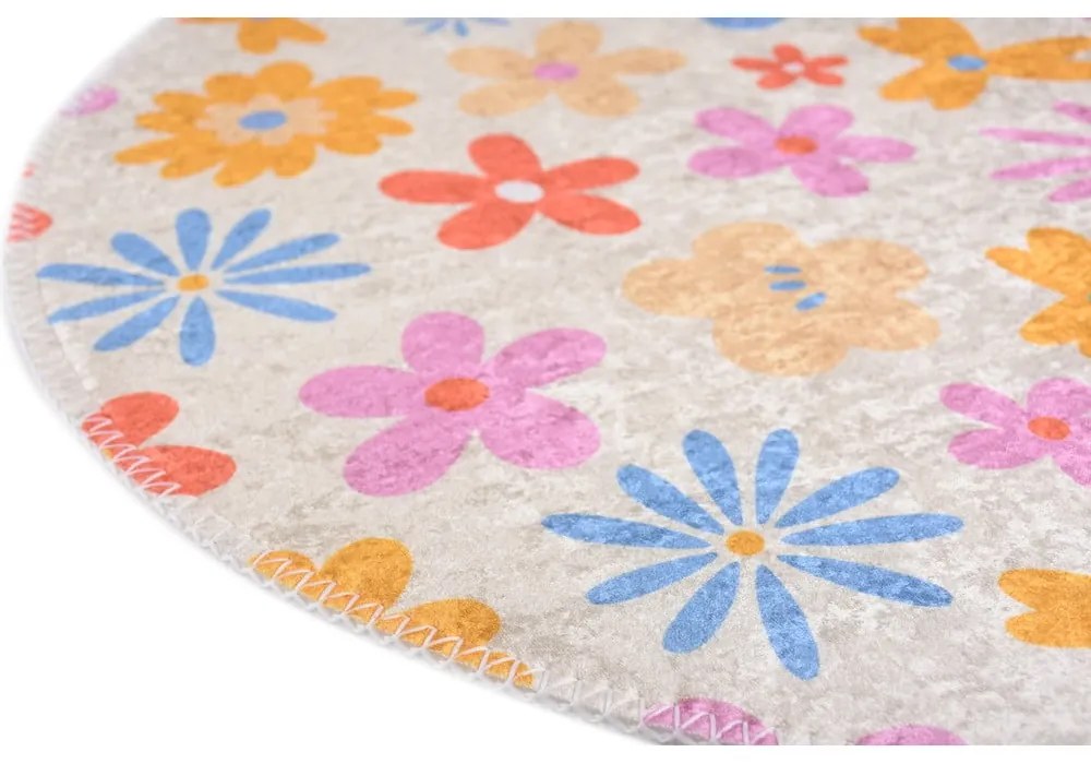 Tappeto per bambini lavabile ø120 cm Joyfull Garden – Vitaus