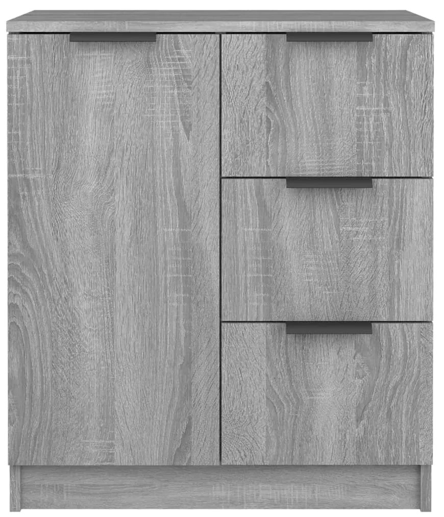 Credenza grigio sonoma 60x30x70 cm in legno multistrato