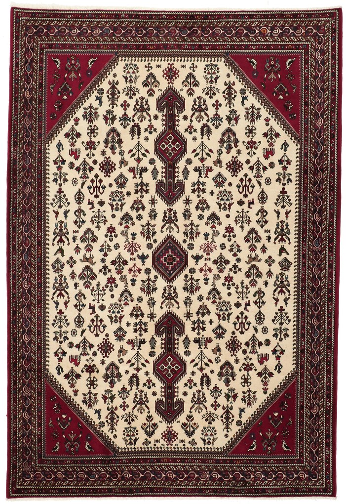 Nasrabad Tappeto 200x300 (Iran) Annodato A Mano