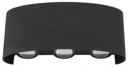 Applique a LED da esterno ARROW 6xLED/1W/230V IP54 nero