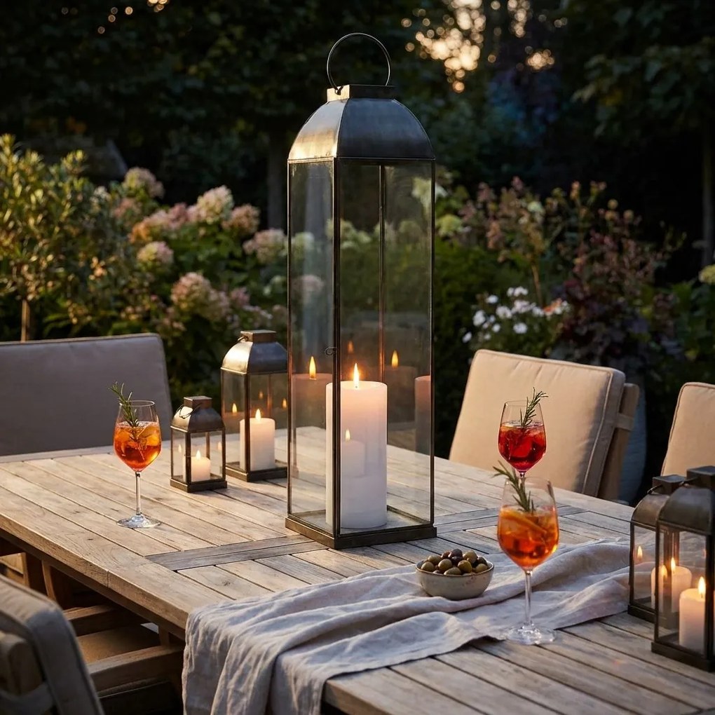 CAREN - lanterna in vetro grande