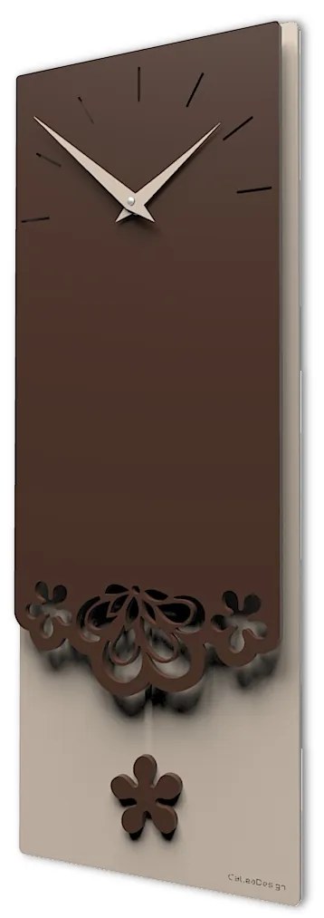 Calleadesign Pendolo da parete Merletto color cioccolato h 59 x 22