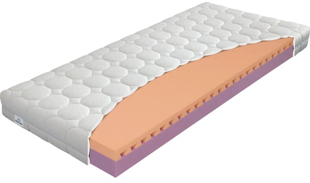 Materasso double-face in schiuma media/morbida per bambini 120x200 cm Junior Relax - Materasso