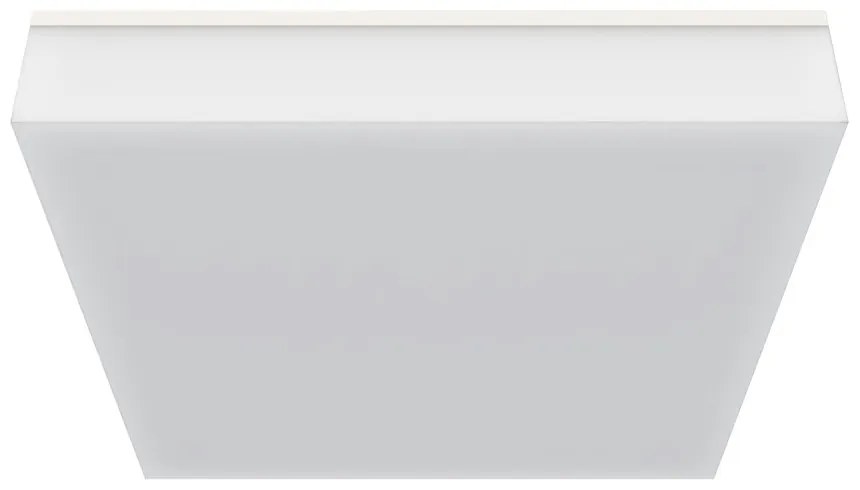 Plafoniera LED Regolabile 18W, 24W, 30W, Quadrata, CCT, IP54 33x33 cm Colore Bianco Variabile CCT