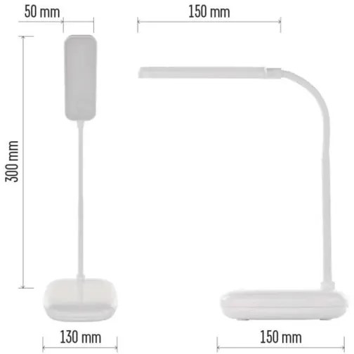 LED Dimmerabile flessibile lampada da tavolo LED/12W/230V 3000K/4000K/6500K bianco