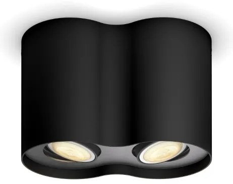 Philips 56332/30/P6 - Plafoniera LED dimmerabile Hue PILLAR 2xGU10/5W/230V + Telecomando