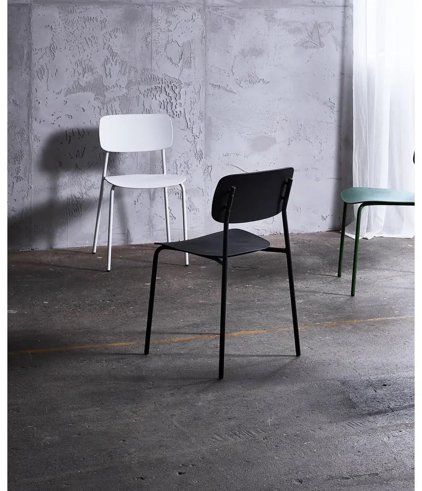 Sedie da pranzo in set nere 2 pz Kirkland – Unique Furniture