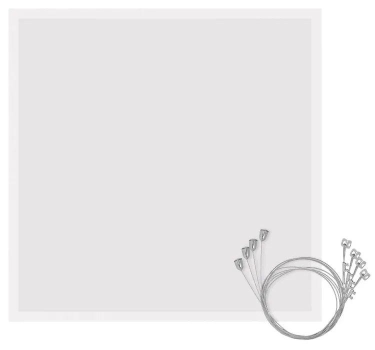 Pannello LED a Sospensione 60x60 40W IP40 No-Flickering - LIFUD Driver Colore Bianco Caldo 2.700K