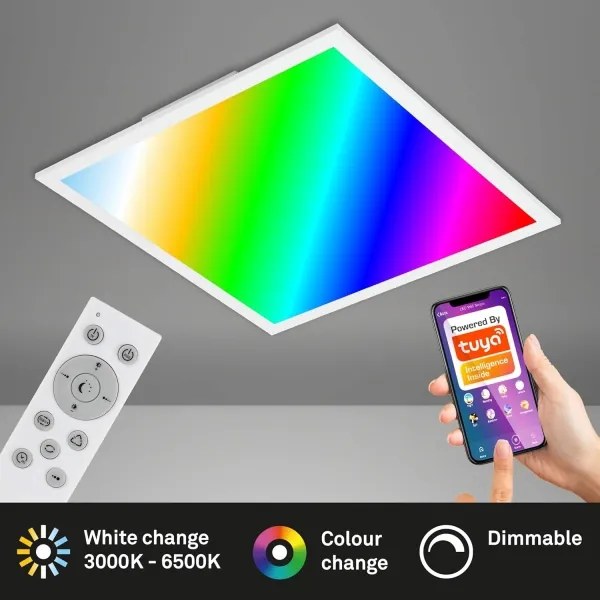 Briloner 7087-016-LED RGBW Lampada dimmerabile SMART LED/24W/230V Wi-Fi Tuya+RC