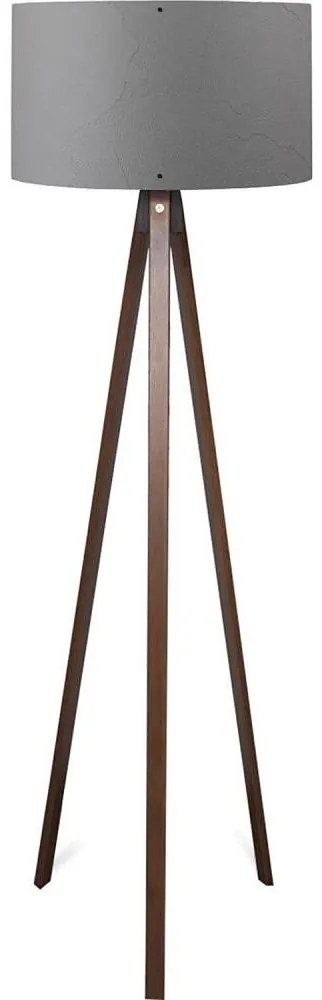 Lampada da terra AYD 1xE27/40W/230V marrone/grigio