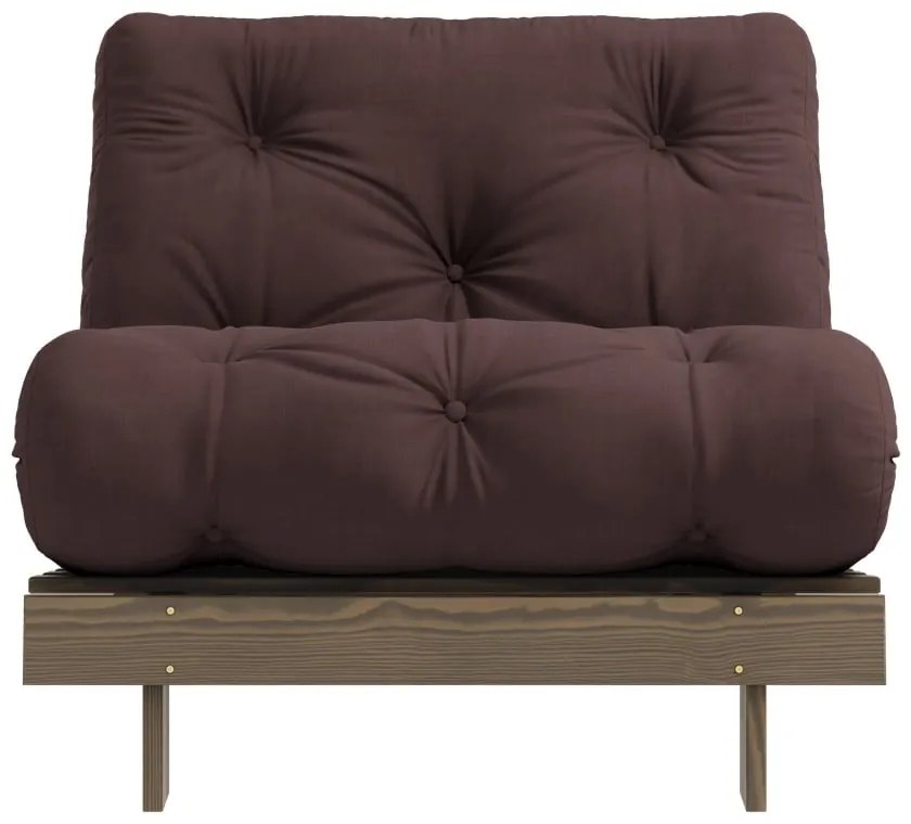 Poltrona marrone scuro Roots - Karup Design