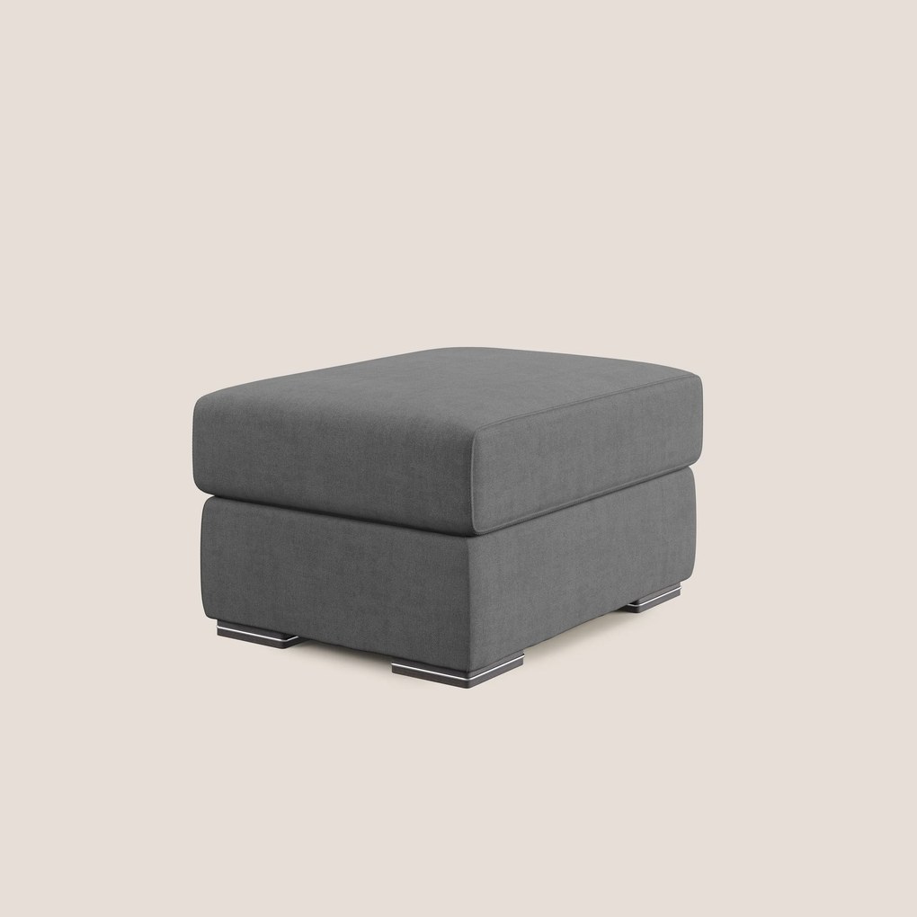 Sun pouf apribile contenitore in tessuto impermeabile T02 grigio
