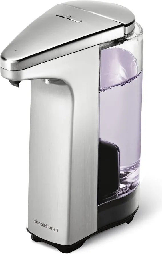 Dispenser automatico di sapone in metallo grigio 237 ml - simplehuman