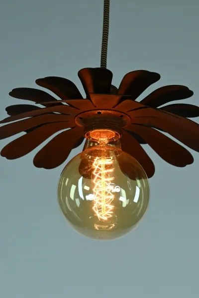 Bohemia-Design - Lampada a sospensione con cavo 1xE27/60W/230V bronzo
