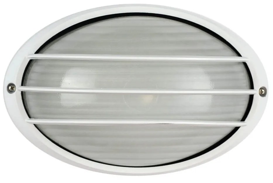 Plafoniera E27 IP54 Bianca 214x142mm Colore Bianco