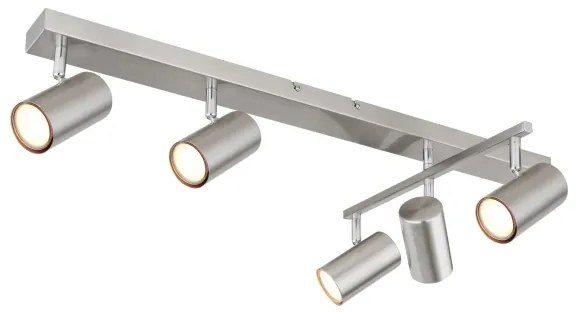 Globo 57911-5 - Faretto ROBBY 5xGU10/35W/230V cromo opaco