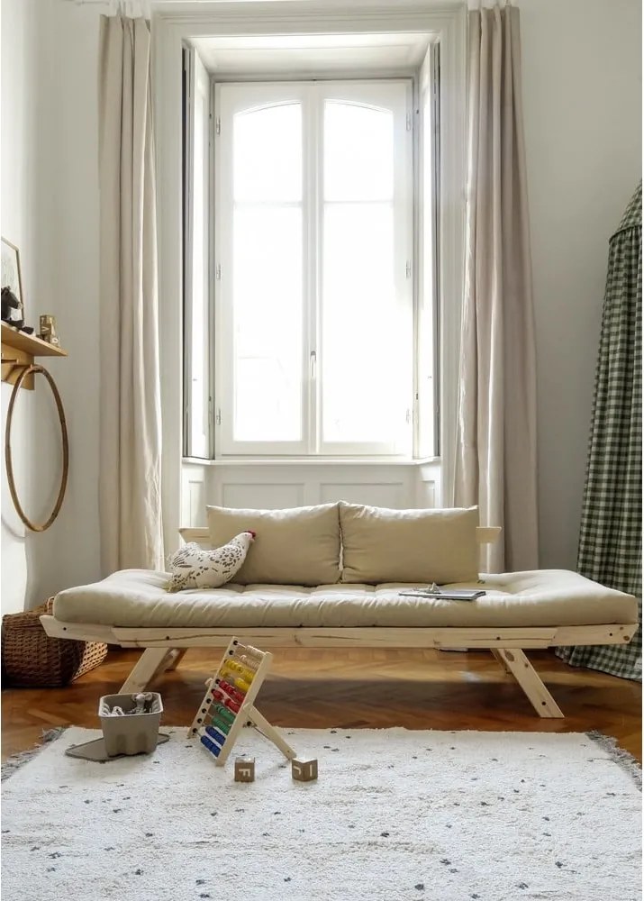 Divano variabile Naturale Chiaro/Bordeaux Bebop - Karup Design