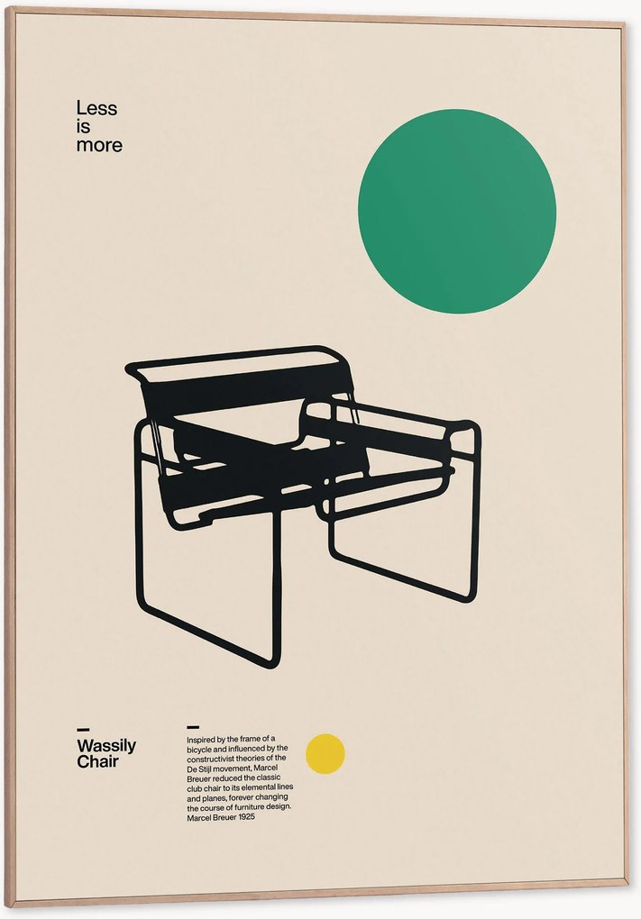Stampa digitale incorniciata Wassily Chair