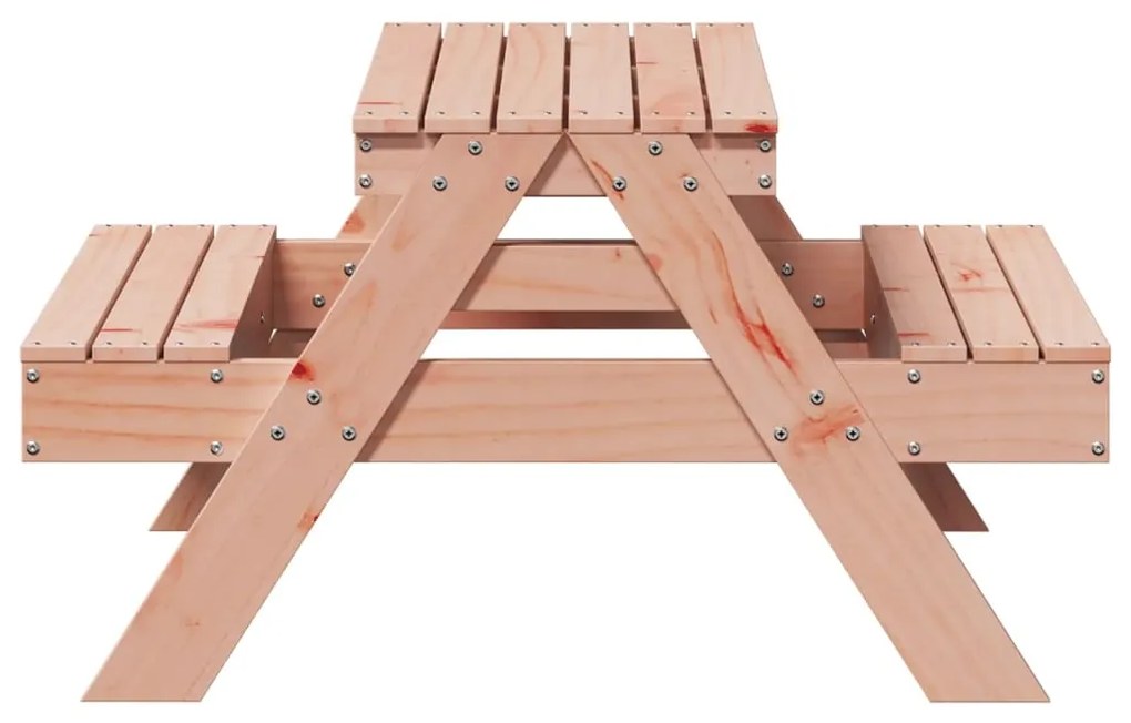 Tavolo da picnic per bambini 88x97x52 cm legno massello douglas