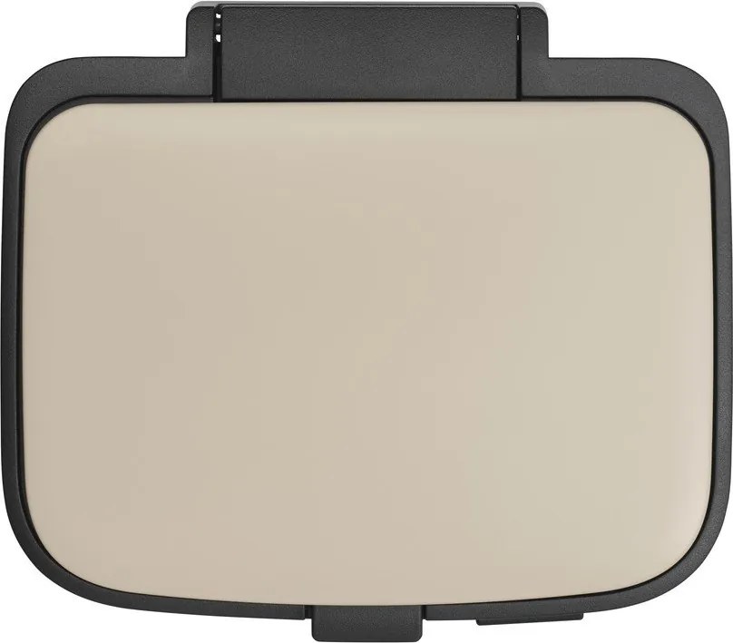 Cestino per la spazzatura beige in acciaio con pedale 4 l Bo – Brabantia