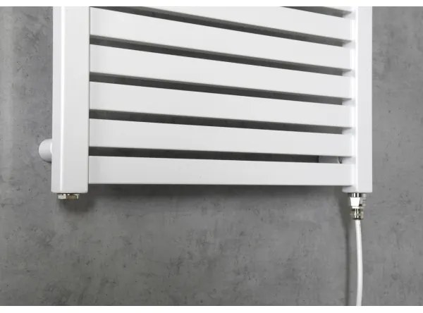 Aqualine - Radiatore elettrico da bagno TONDI-E 300W/230V 97 cm bianco