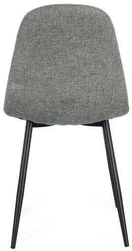 Sedia Da Pranzo Per Interni New Irelia Nero E Grigio Bizzotto