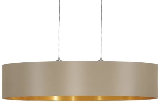 Eglo 31618 - Lampadario a sospensione con filo MASERLO 2xE27/60W/230V