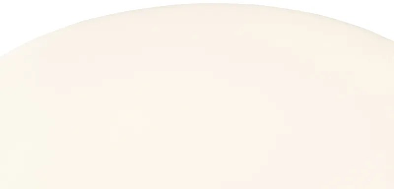 Lampada da terra da esterno moderna intelligente con paralume nero bianco incl. Wifi A60 - Virginia