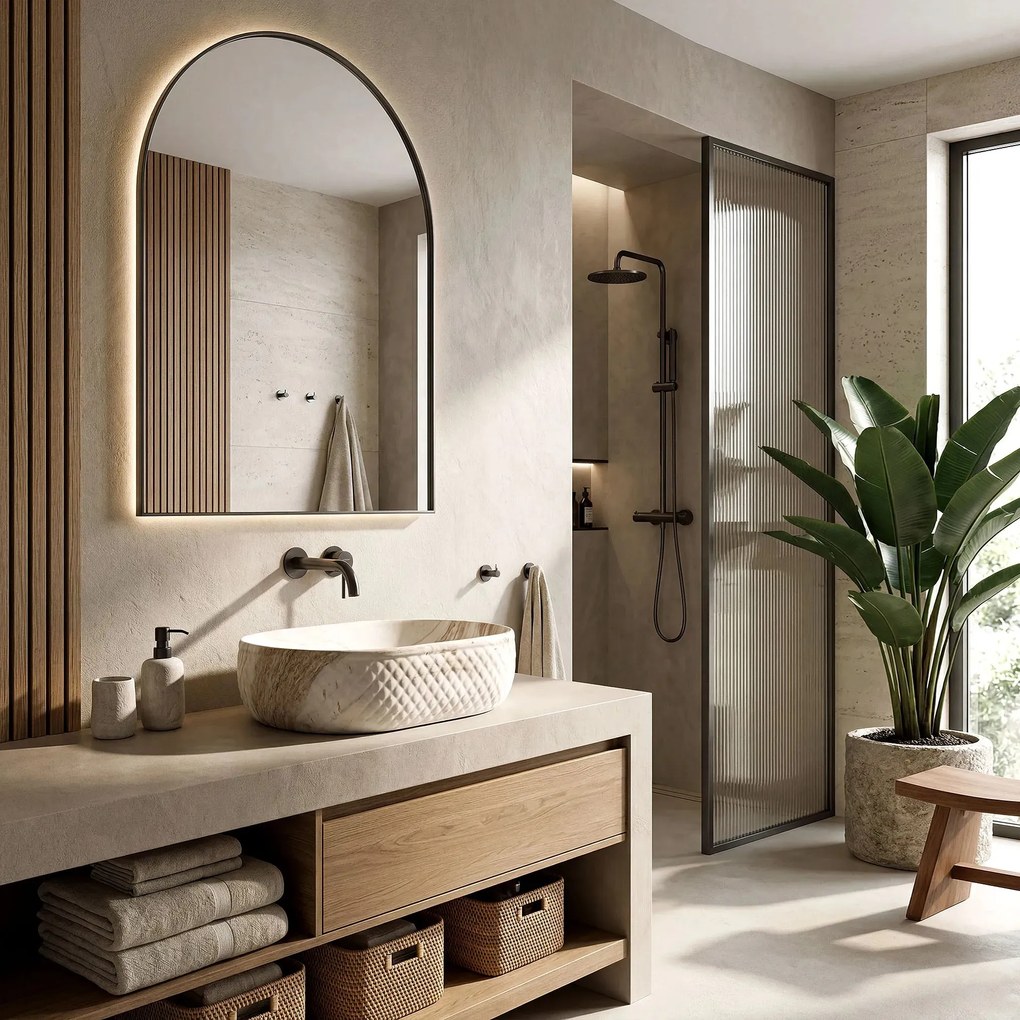 Lavabo da appoggio Rea Oktawia Saturn