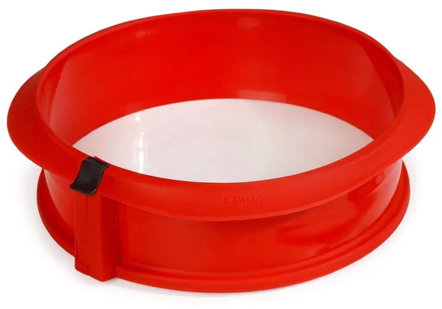 Tortiera Springform in silicone rosso, ⌀ 23 cm - Lékué