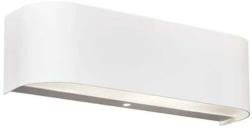 Applique a parete led fascia all.bianco adriano 220810201