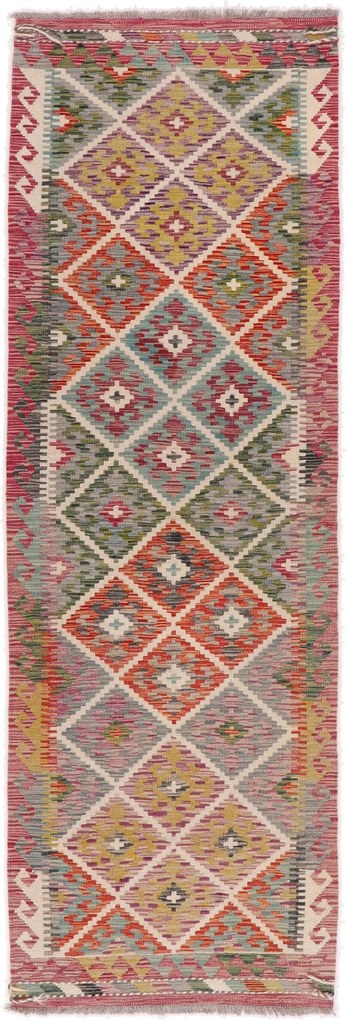 Kilim Tappeto 80 x 250 (Afghanistan) Tessuto A Mano