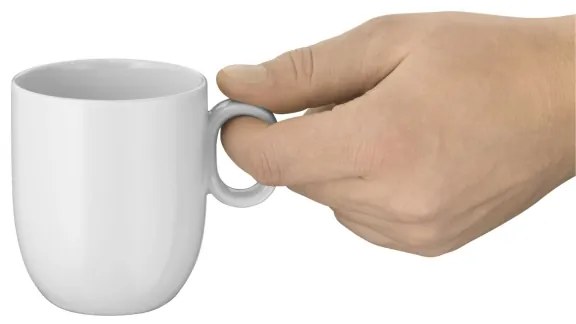 WMF - SET 2x Tazza di crema di caffè con piattino BARISTA 170 ml bianco