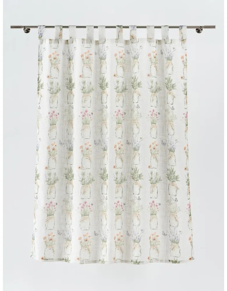 Tenda crema 140x160 cm Cassia - Mendola Fabrics