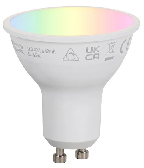 Set di 3 Lampade da Parete Smart Nere a 2 Luci IP44 - Baleno