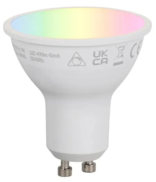 Set di 3 Lampade da Parete Smart Nere a 2 Luci IP44 - Baleno