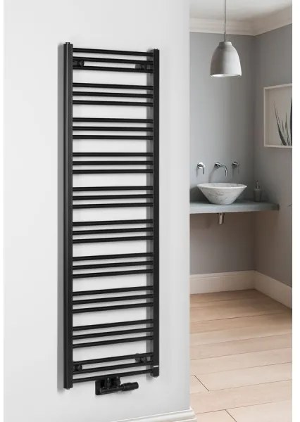 Bruckner - Bagno radiatore ALBRECHT 657W/230V 50x157 cm opaco nero