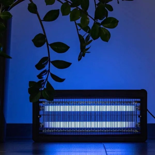 Trappola elettrica per insetti 2x15W/230V, copertura 120 m²