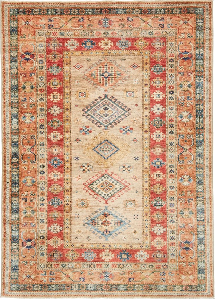 Kazak Tappeto orientale 150x210 Giallo (Pakistan) Annodato A Mano
