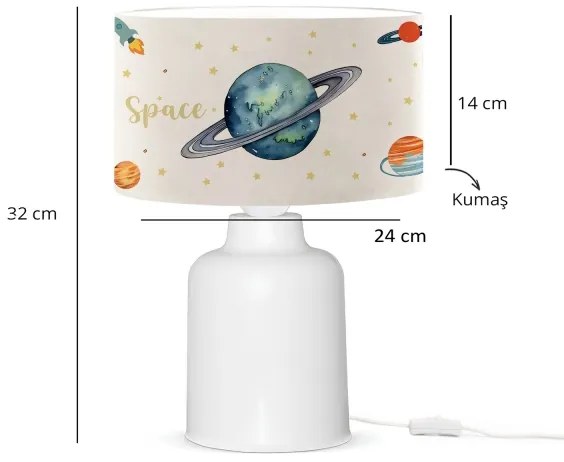 Lampada per bambini CANDY 1xE27/40W/230V bianca/multicolore